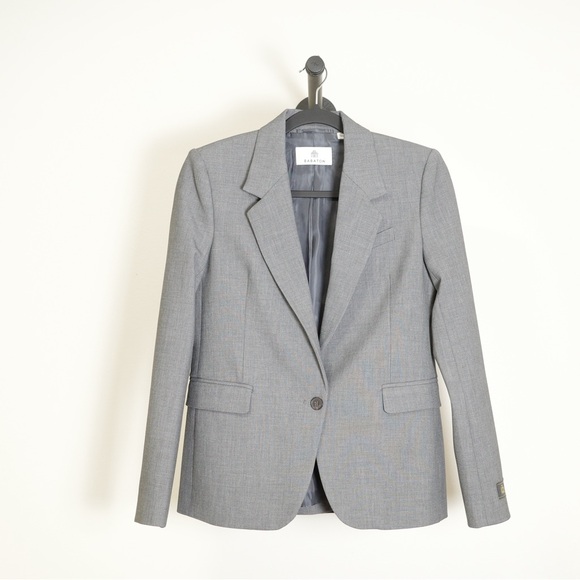 Babaton Heather Dark Grey Blazer Size US XXS & Finale Pant Suit Size US 0 - Picture 2 of 15